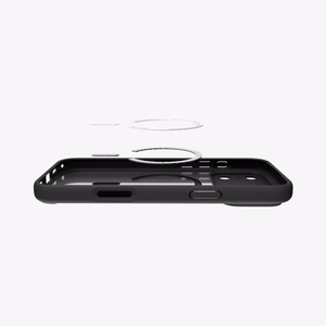 Spigen Ultra Hybrid MagSafe Suojakuori iPhone 17 Pro:lle - Musta ja Oranssi