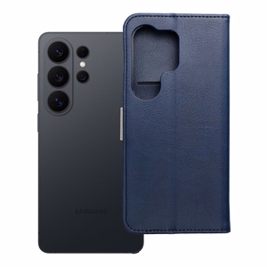 Laivastonsininen ja kermanvärinen Split Book -lompakkokotelo Motorola G57 POWER -puhelimelle
