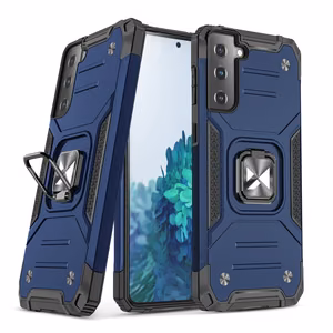 Wozinsky Ring Armor Tough Hybrid Case Cover + Magneettinen kiinnike Samsung Galaxy S22 + (S22 Plus) Sininen