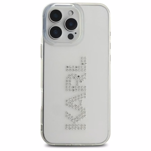 Karl Lagerfeld KLHCP16XHKLSTDCT iPhone 16 Pro Max 6.9" Läpinäkyvä Kova Suojakuori IML Rhinestones Logo