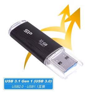 Silicon Power Blaze B02 USB flash drive 32 GB USB Type-A 3.2 Gen 1 (3.1 Gen 1) Black