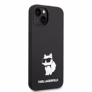 Karl Lagerfeld Silicone Choupette suojakuori iPhone 14 Plus:lle - musta