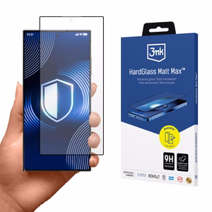 3mk HardGlass Matt Max karkaistu lasi Samsung Galaxy S24 Ultra:lle