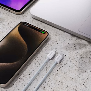 Dudao L6C USB-C - USB-C PD 30W kaapeli 2m - vaaleansininen