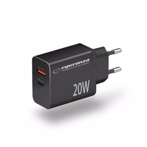 Esperanza EZC105K verkkolaturi 20 W musta