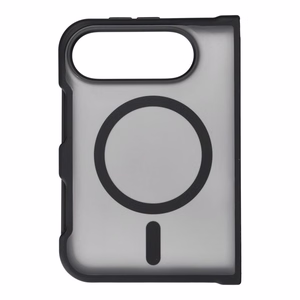 Musta Forcell F-Protect 4sD-i Smoke Hybrid Premium suojakuori iPhone Duo -puhelimelle, MagSafe-yhteensopiva