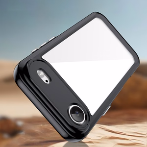 Outer Space Suojakuori iPhone 17 Air:lle - Musta Läpinäkyvä