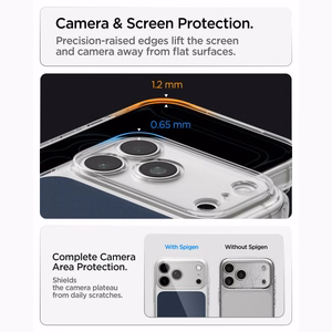 Spigen Ultra Hybrid MagSafe -suojakuori iPhone 18 Pro Max / 17 Pro Max -malleille, mattasininen