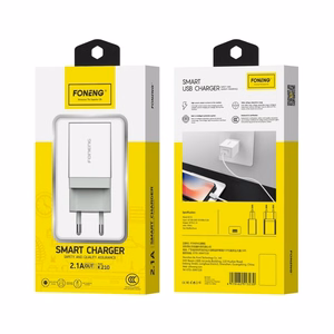Laturi Foneng K210 2.1A USB-A Valkoinen