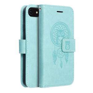 MEZZO Kirjasuojakuori iPhone 7 / 8 / SE 2020 / SE 2022:lle dreamcatcher vihreä
