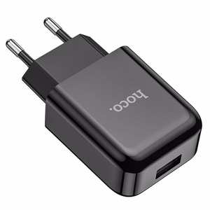 Phone charger Hoco USB A 2A 10W + cable USB A to Lightning N2 black