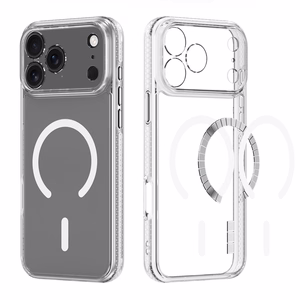 DUX DUCIS CLIN MAG Suojakuori MagSafe-yhteensopiva iPhone 17 Pro:lle (avoin rengas) - Läpinäkyvä