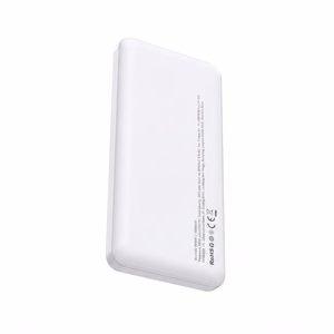 Wozinsky Wpower WPBBK-3 10000 mAh 10W varavirtalähde, 2x USB-A 2A, valkoinen