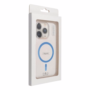 Drop Glue Colorful Ring Mag Cover -suojakuori Samsung A37:lle, MagSafe-yhteensopiva, vaaleansininen