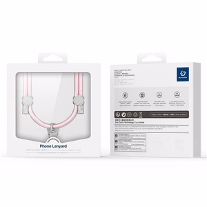 DUX DUCIS Plaz - cross-body phone strap - light pink