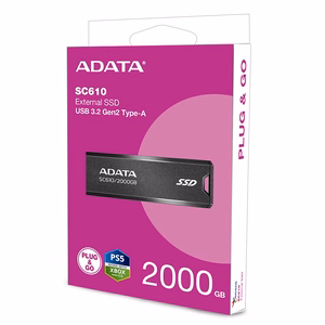 ADATA SC610 External SSD 2TB USB Black