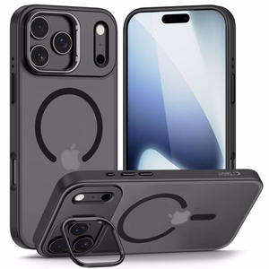 Tech-Protect MagStand MagSafe Suojakuori iPhone 17 Pro:lle - Matta Musta