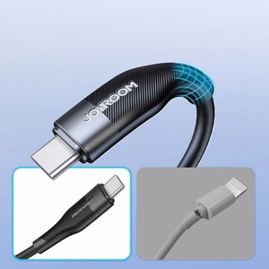 USB-kaapeli Joyroom S-1030M12 musta Type-C 100cm (enintään 3A)