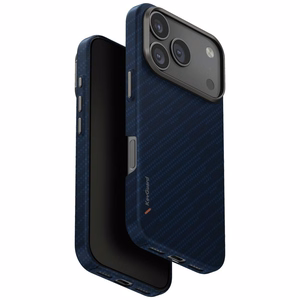 Uniq Keva EDGE Magclick Lataussuojakuori iPhone 17 Pro:lle - sininen