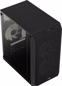 Aerocool CS107V2 musta Mini Tower tietokonekotelo