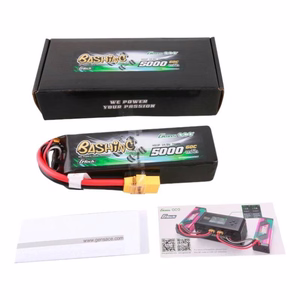 Gens Ace G-Tech 5000 mAh 14,8 V 4S1P 60C Lipo-akku, jossa on XT90-liitin – Bashing-sarja