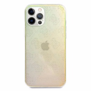 Guess GUHCP12M3D4GIRBL iPhone 12/12 Pro 6.1" iridescent/iridescent hardcase 4G 3D Pattern Collection