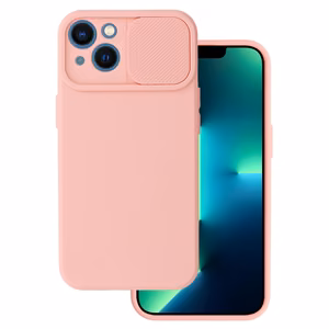 Camshield Soft Suojakuori iPhone 13:lle lohenpunainen