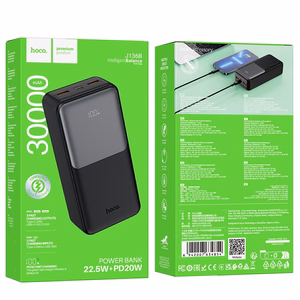 External battery Power Bank Hoco J136B 22.5W+PD20W 30000mAh black