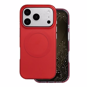 Tecto Shield Mistiq Mag suojakuori iPhone 17 Pro 6,3" / 18 Pro 6,3"-mallille, punainen