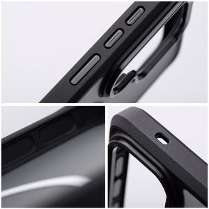 Suojakuori Samsung S26 ULTRA Forcell F-Protect Smoke Hybrid Premium yhteensopiva MagSafen kanssa musta