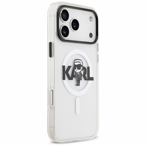 Karl Lagerfeld IML Karl Sketch Logo MagSafe Suojakuori iPhone 17 Pro Max:lle - Läpinäkyvä