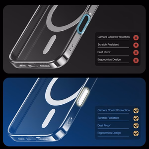 Tech-Protect Flexair Hybrid CC Magsafe iPhone 16 Pro suojakuori - kirkas