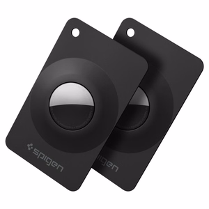 Spigen AirFit 2 -suojakotelot Apple AirTag 1/2 -paikantimelle, 2 kpl – mustat