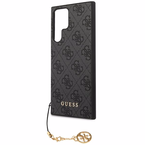Guess 4G Charms Collection -kotelo Samsung Galaxy S24 Ultra - musta