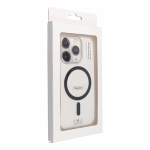 Drop Glue Colorful Ring Mag Cover -suojakuori Samsung A57:lle, MagSafe-yhteensopiva, musta