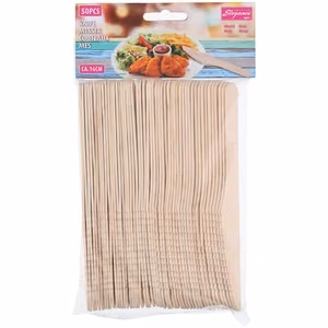 Cuisine Elegance wooden knives, 16.5 cm, 50 pcs.