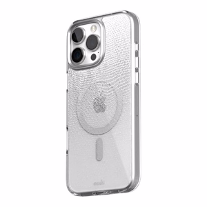 Moshi iGlaze MagSafe suojakuori iPhone 16 Pro Max -laitteelle, Mist White -värinen