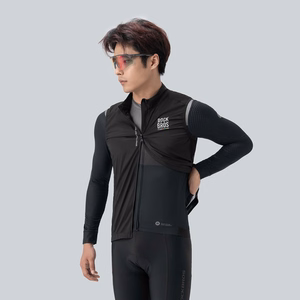 Rockbros TLMJ003-01 ROAD TO SKY men's lightweight breathable cycling vest S - black