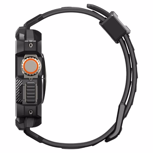 Spigen Rugged Armor Pro Apple Watch Ultra (49mm) Strap Case - Black