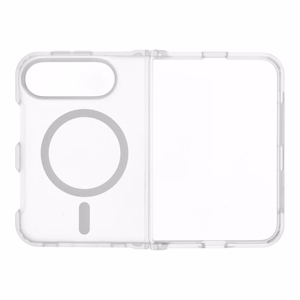Läpinäkyvä matta Forcell F-Protect 4sD-i Smoke Hybrid Premium suojakuori iPhone Duo -puhelimelle, MagSafe-yhteensopiva