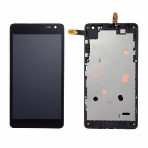 LCD screen Microsoft (Nokia) Lumia 535 with touch screen and frame black original 2C (used grade B)