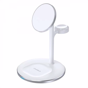 Langaton laturi Choetech T585-F 3in1 valkoinen 15W (iPhone / Apple Watch / Airpods)