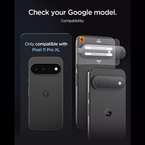 Spigen Optik Pro HD 2 kpl karkaistuja kameran linssinsuojuksia mallille Google Pixel 11 Pro XL