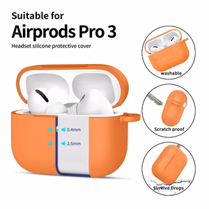 Tech-Protect Silikoninen Hook Suojakuori AirPods Pro:lle - Oranssi