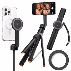 Spigen S581W MagSafe Bluetooth Selfie Stick and Tripod - Black