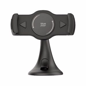 BLUE STAR Wide car holder for tablet 4-13" windshield mount black