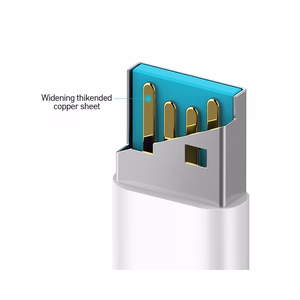 BWOO USB - Lightning -kaapeli 1 m 3A valkoinen X172L