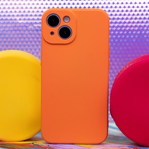 Silikoninen suojakuori Xiaomi Redmi 13c 5G:lle oranssi