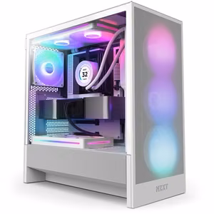 NZXT PC case H5 Flow RGB 2024 white