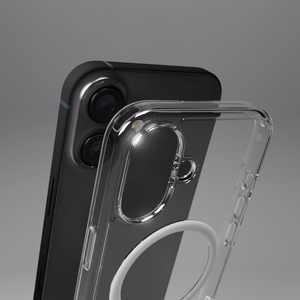 SBS Extreme Mag D3O MagSafe Suojakuori iPhone 16:lle - läpinäkyvä